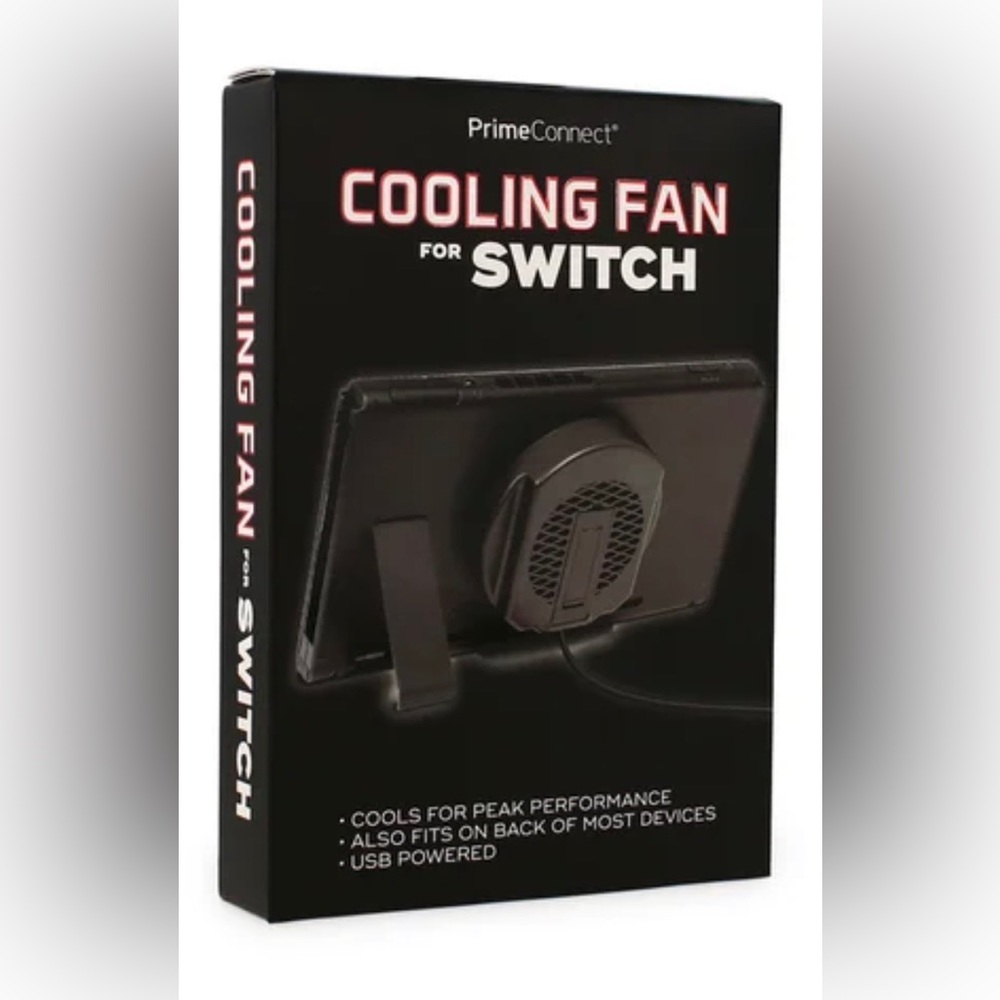 Nintendo switch cooling fan for switch new authentic prime connect